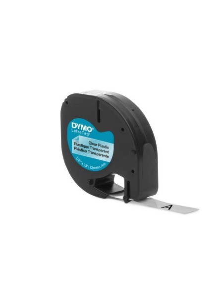 Tape Dymo Letratag plast 12mm x 4m transparent