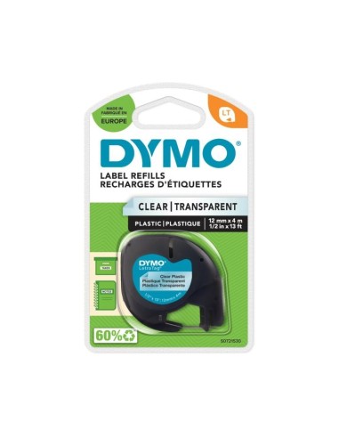 Kleepkirjalint Dymo LetraTag 12mm x 4m läbipaistev