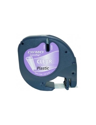 Tape Dymo Letratag plast 12mm x 4m transparent