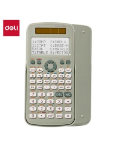 Koolikalkulaator DELI D991ES 417 funktsiooni, roheline