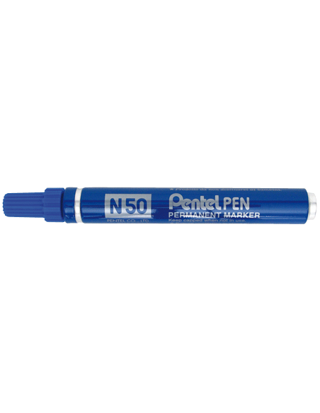 Permanentne marker Pentel N50 ümar ots, sinine