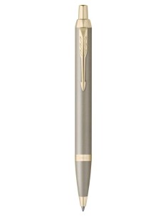 Parker IM Sandstone CHT Ballpoint Pen, M, Blue Ink