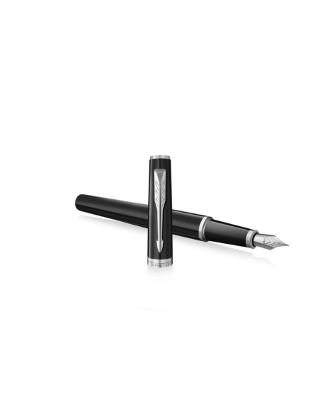 Parker Meridian Black CT Fountain Pen F Blue Ink