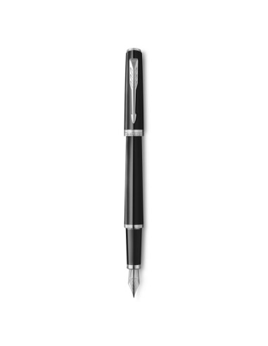 Parker Meridian Black CT Fountain Pen F Blue Ink