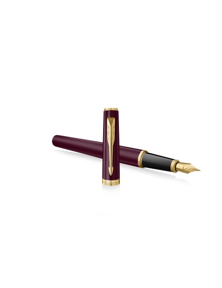 Parker Meridian Red GT Fountain Pen M Blue Ink