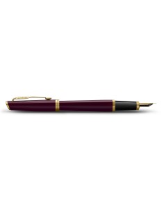 Parker Meridian Red GT Fountain Pen M Blue Ink 2