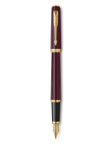 Parker Meridian Red GT Fountain Pen M Blue Ink