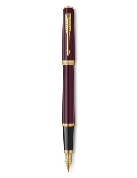 Parker Meridian Red GT Fountain Pen M Blue Ink