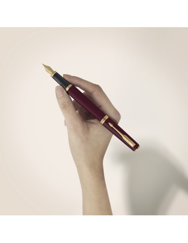 Parker Meridian Red GT Fountain Pen M Blue Ink