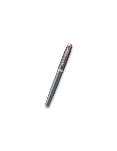 Parker IM Slate PGT Fountain Pen, F, Blue Ink