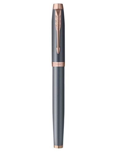 Parker IM Slate PGT Rollerball Pen, F, Black Ink