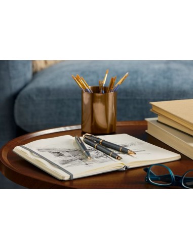 Parker IM Slate PGT Rollerball Pen, F, Black Ink