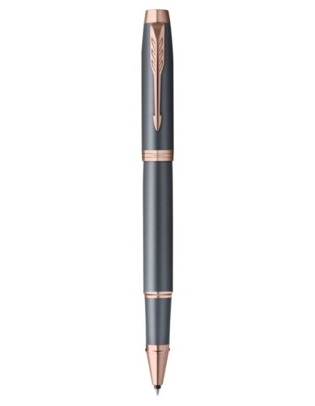 Parker IM Slate PGT Rollerball Pen, F, Black Ink