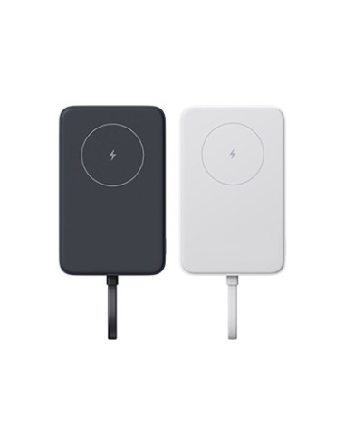 Akupank Xiaomi WPB1007MI, magnetiline, juhtmevaba, valge, 10000mAh