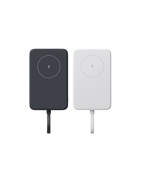 Akupank Xiaomi WPB1007MI, magnetiline, juhtmevaba, valge, 10000mAh