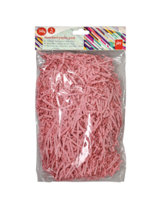 Decorative shredded paper College, 50gsm, pink