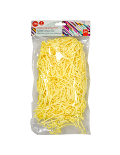 Decorative shredded paper College, 50gsm, yellow