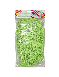 Decorative shredded paper College, 50gsm, light green
