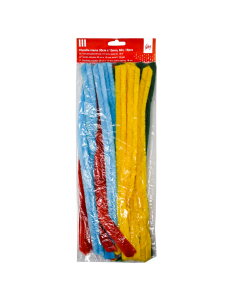 Pom Poms College 30cm - 15mm, 18 pcs,  Mix