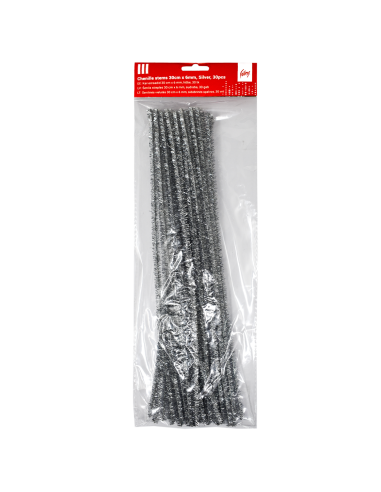 Karvatraat College 30cm x 6mm 30tk hõbe
