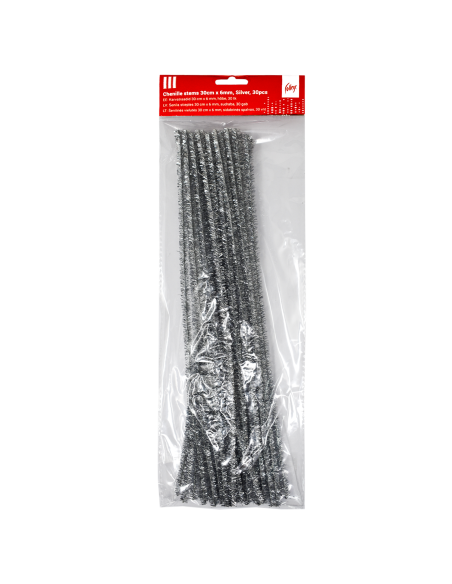 Karvatraat College 30cm x 6mm 30tk hõbe