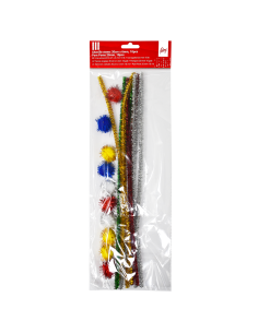 Karvatraat College 30 cm x 6 mm 10 tk + Karvapallid 20 mm 10 tk