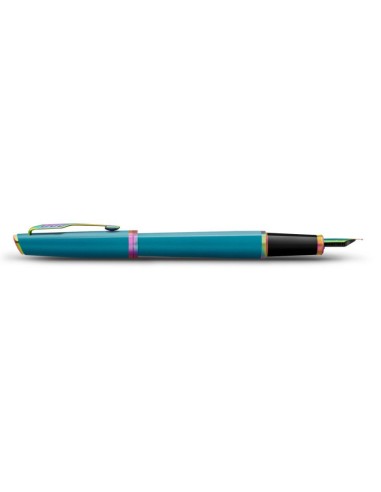 Parker Meridian Teal RBT Fountain Pen F Blue Ink