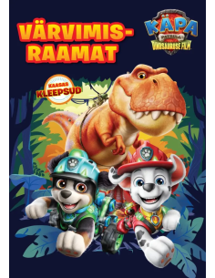 Käpapatrull. Dinosauruse film. Värvimisraamat