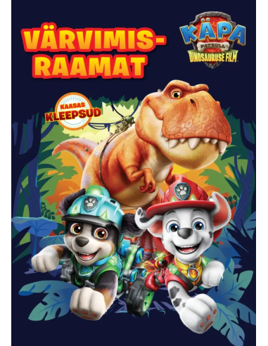 Käpapatrull. Dinosauruse film. Värvimisraamat