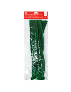 Pom Poms College 30cm - 15mm, 10 pcs, Green