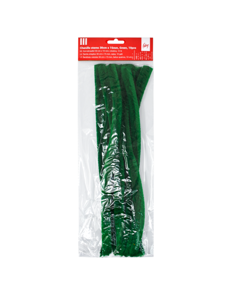 Karvatraat College 30cm x 15mm 10tk roheline