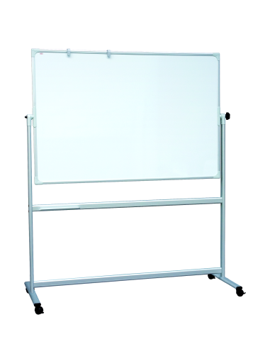 Pivoting whiteboard 2x3 120x200cm steel magnetic surface (P)