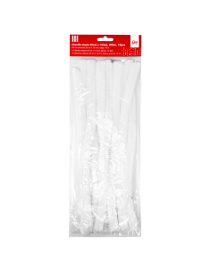 Karvatraat College 30cm x 15mm 10tk valge