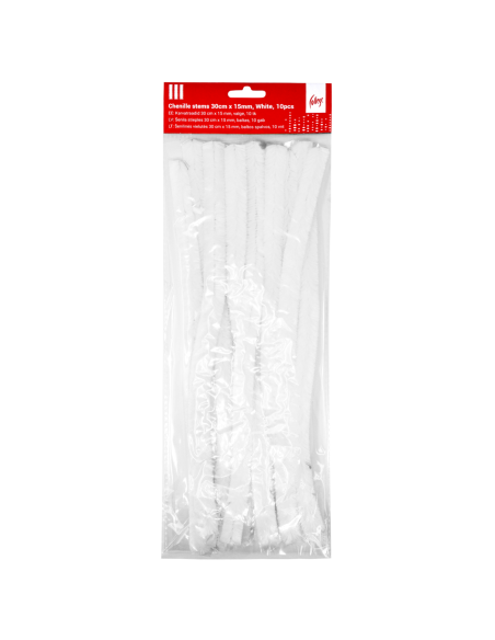 Karvatraat College 30cm x 15mm 10tk valge