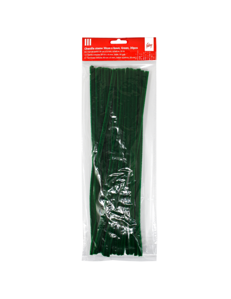 Karvatraat College 30cm x 6mm 30tk roheline