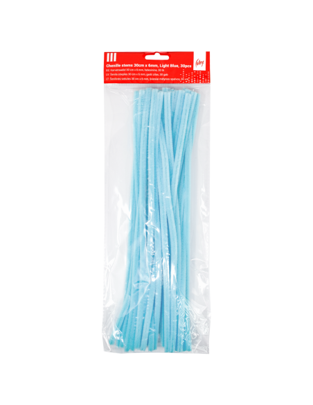 Karvatraat College 30cm x 6mm 30tk helesinine