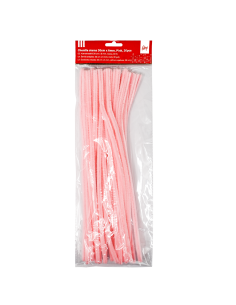 Pom Poms College 30cm - 3mm, 30 pcs, Pink