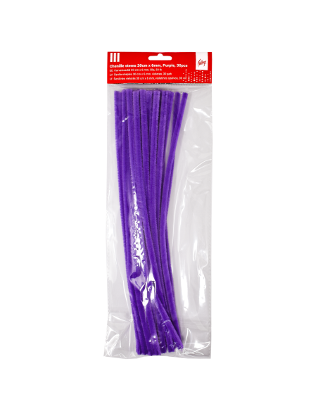 Karvatraat College 30cm x 6mm 30tk lilla