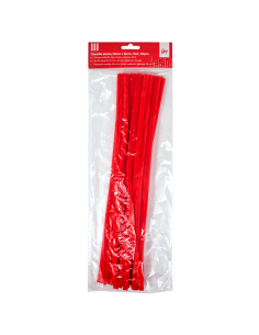 Karvatraat College 30cm x 6mm 30tk punane