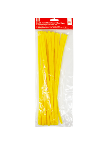 Karvatraat College 30cm x 6mm 30tk kollane