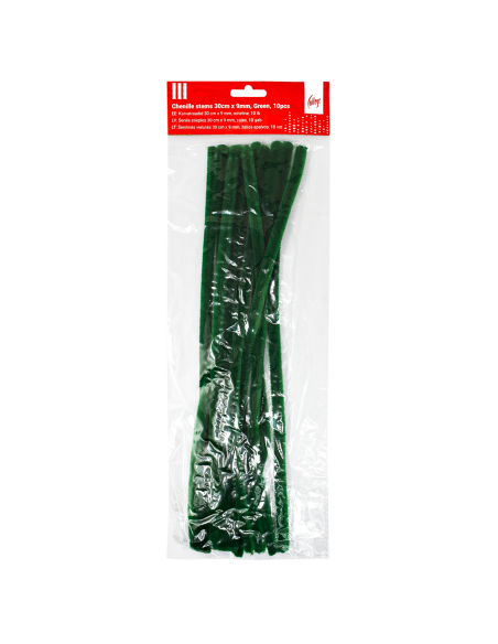 Karvatraat College 30cm x 9mm 10tk roheline
