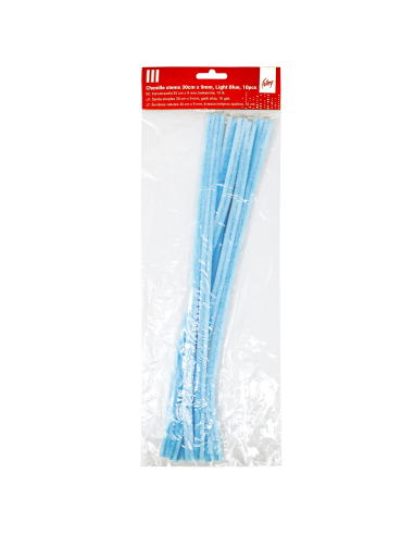 Karvatraat College 30cm x 9mm 10tk helesinine