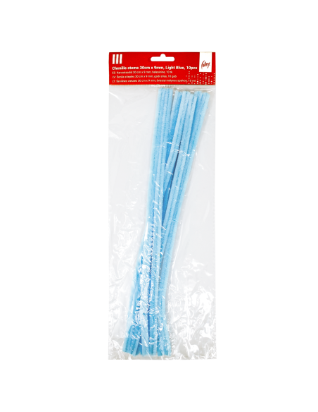 Karvatraat College 30cm x 9mm 10tk helesinine