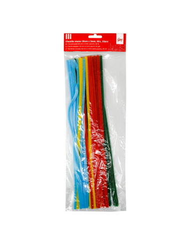 Pom Poms College 30cm - 3mm, 30 pcs, Mix