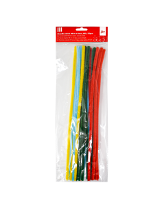 Pom Poms College 30cm - 6mm, 24 pcs, Mix