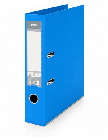 Registraator Deli A4 7cm PP/PP metall alaserv, erksinine