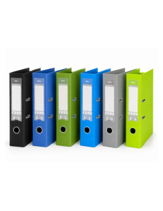 Registraator Deli A4 7cm PP/PP metall alaserv, roheline 2