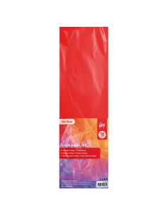 Tissue paper College, 10 pages, red