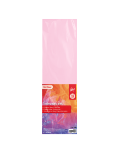 Tissue paper College, 10 pages, pink