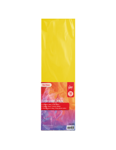 Tissue paper College, 10 pages, yellow